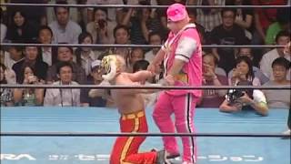 Michi Monthly Match 15 Kikutaro vs Tiger Mask IV [upl. by Atela]