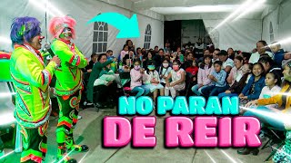 EL MEJOR SHOW LA GENTE NO PARO DE REIR 🤡🎉🎊 quot LOS PAYASOS MAS VIRALES KIWI Y STIFFquot 🤡🎉🎊 MÉXICO [upl. by Holihs848]