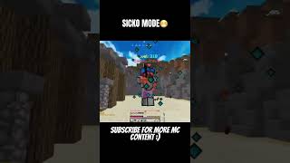 SICKO MODE😷 minecraft pvp shorts [upl. by Duster]