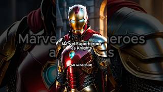 AI Generates Marvel Superheroes as Knights [upl. by Accire]