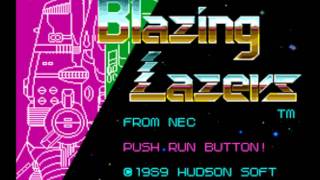 Blazing Lazers Music Thunder Blaze Area One [upl. by Klehm]