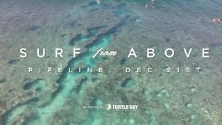 Surf From Above  Drone Footage of Pipeline [upl. by Cirdor]