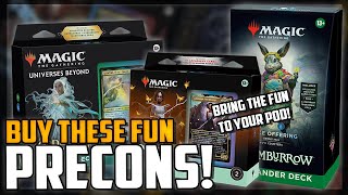 Top 10 Most FUN Precon Decks for Commander To Buy  Magic The Gathering [upl. by Shurlocke]