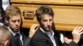 Jules Bianchi Formula 1 Bids Farewell At Drivers Funeral [upl. by Coniah315]