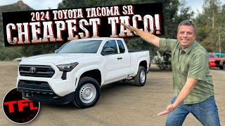 I Drive the CHEAPEST New 2024 Toyota Tacoma 4x4  First Drive Review [upl. by Yralam]