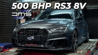 RS3 500 BHP DMS Automotive performance upgrade [upl. by Anikram]