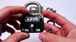 German Lever Padlocks and Lever Locks [upl. by Nonaihr973]