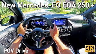 New MercedesEQ EQA 250  POV Drive 2024 [upl. by Reibaj676]