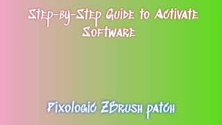 Pixologic ZBrush Installation A Complete Guide [upl. by Yak]