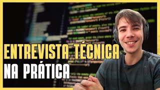 Exemplo de Entrevista Técnica Para Você Ser CONTRATADO [upl. by Iona60]