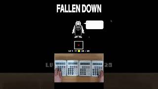 UNDERTALE quotFALLEN DOWNquot Calculator Cover [upl. by Benito]