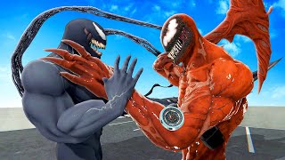 Becoming VENOM and Fighting Carnage  Bonelab VR Mods [upl. by Liebowitz]