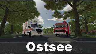 Ls22 StrohHeulager in Brand 🚒Einsatz für die Ostseefeuerwehr 🚒 [upl. by Ruffi]