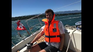 3 jours à la voile en solitaire sur le Lac Léman en Dufour 31 [upl. by Orelie673]