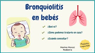 BRONQUIOLITIS EN BEBÉS [upl. by Clift37]