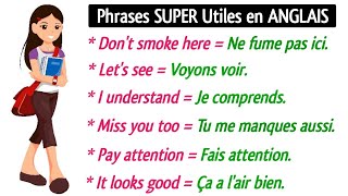 Phrases Super Utiles en Anglais 🔥 [upl. by Hisbe]