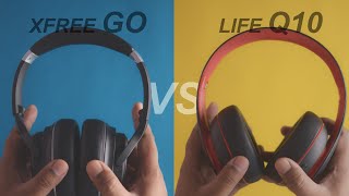 TRIBIT XFREE GO VS SOUNDCORE LIFE Q10  BEST BUDGET OVER EAR HEADPHONES 2021 [upl. by Grider]