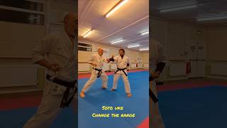 Applying Soto Uke  Change The Range karate martialarts karatejutsu [upl. by Cormack366]