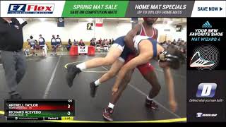 Mat 9 125 Antrell Taylor Team Nebraska Vs Richard Acevedo Indiana Blue [upl. by Chiarra]