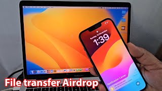 How to transfer data from iphone to mac using airdrop [upl. by Colon299]