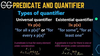 predicate and quantifier [upl. by Billye]