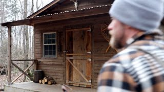 DIY Backwoods Cabin Projects Hunting Camp Remote Cabin Life Homestead [upl. by Gord]