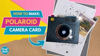 How To Make a Polaroid Camera Card using Only Nesting Dies [upl. by Dwaine648]