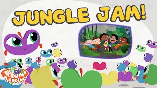 Jungle Jam  Jungle Song  PLUM LANDING on PBS KIDS [upl. by Adneral655]