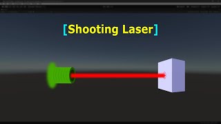 Shooting Laser using Raycast and LineRenderer  Unity Game Engine [upl. by Ydroj]