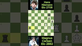 Magnus Carlsen vs Hans Niemann chess game 639 [upl. by Atteynek890]