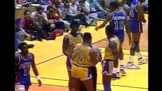 Isiah Thomas  Game 3 1989 NBA Finals 26 pts 8 ast 2 Small DustUps [upl. by Meara]