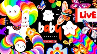 Live  Baby Sensory  Sensory Videos For Babies  Visual Stimulation Videos Eye Tracking  Rainbow [upl. by Aicenert569]