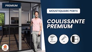 Moustiquaire porte fenetre coulissante premium  installation et montage [upl. by Kornher]