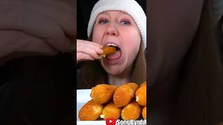 ASMR MOZZARELLA STICKS RACE MUKBANG EATING SOUNDS [upl. by Asilanom]