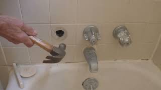 Removing stuck tub faucet seat [upl. by Mathur183]