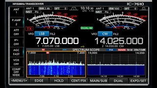 Operating Portable Ham Radio [upl. by Aninad]