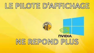 Le pilote daffichage ne répondait plus et à été récupéré update [upl. by Lyudmila757]