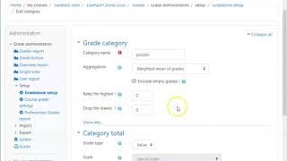 When to use categories in a Moodle gradebook [upl. by Liana923]