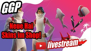 Neue Hai Skins im Shop  Pures Gold LTM  Summer Splash 2020  Fortnite Live [upl. by Saihtam]