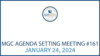 MGC Agenda Setting Meeting – January 24 2023 [upl. by Nosnevets]