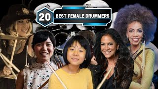 20 World Best Female Drummers Ever 2021 [upl. by Budworth]