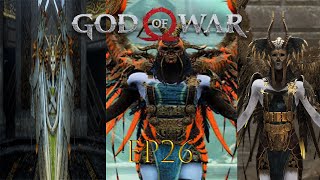 God of War 4 Ep 26 THE Valkyrie VS ROTA amp GUNNR amp KARA [upl. by Rema]