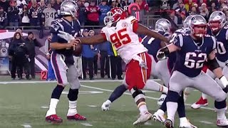 Chris Jones sneaks up to stripsack Tom Brady out of nowhere [upl. by Anitnuahs301]