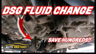 VW DSG Transmission Fluid Change Save HUNDREDS of Dollars [upl. by Solorac]