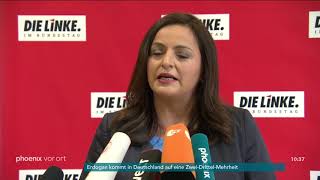 Statement von Sevim Dagdelem zur Wahl in der Türkei am 25062018 [upl. by Boyden]