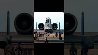 A10 Warthog usa usmilitary airforce aircraft warzone war world shorts [upl. by Janik376]