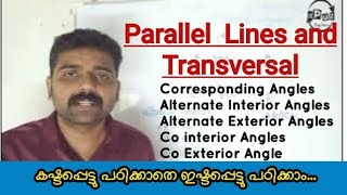 Parallel Lines and Transversal  Basic Maths [upl. by Flosi184]