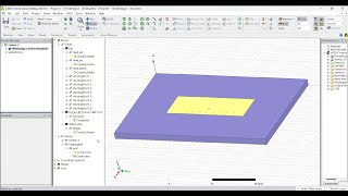 How to design a compact microstrip patch antenna using shorting post for 3 GHz with HFSS [upl. by Yedorb626]