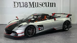 118 Pagani Huayra BC Roadster Review Diecast [upl. by Croom]