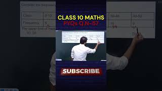 CLASS 10 MATHS STATISTICS pyqs mcqs statistics class10maths cbse trending boardexam2025 [upl. by Enilekcaj]